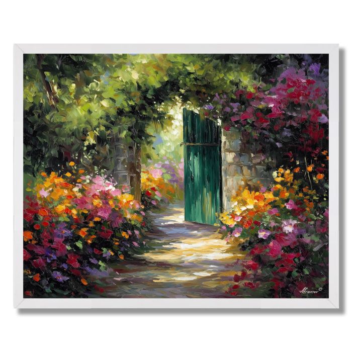 SECRET GARDEN GATE - FRAMED