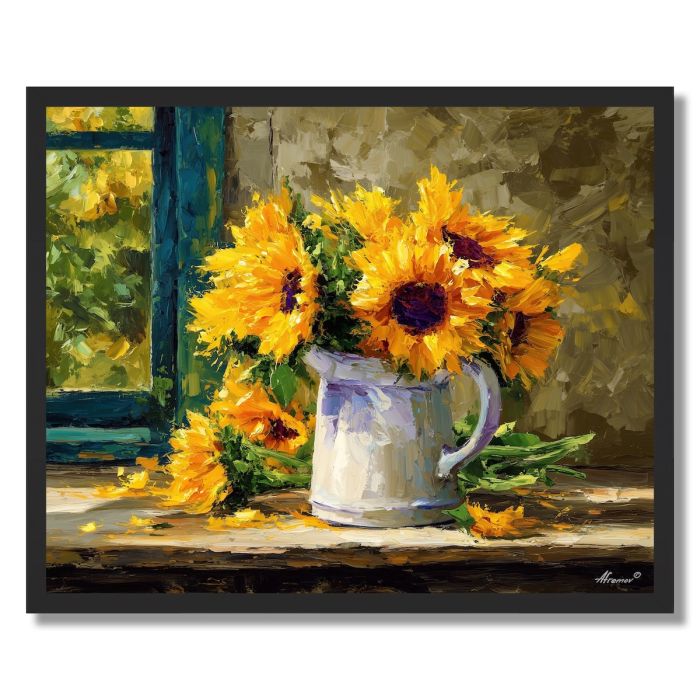 KITCHEN BLOOMS - FRAMED