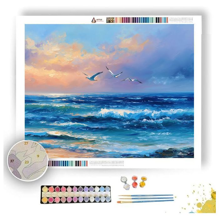 OCEAN BREEZE DREAM - Paint by Numbers Full Kit