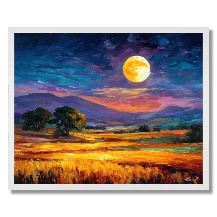 HARVEST MOON GLOW - FRAMED