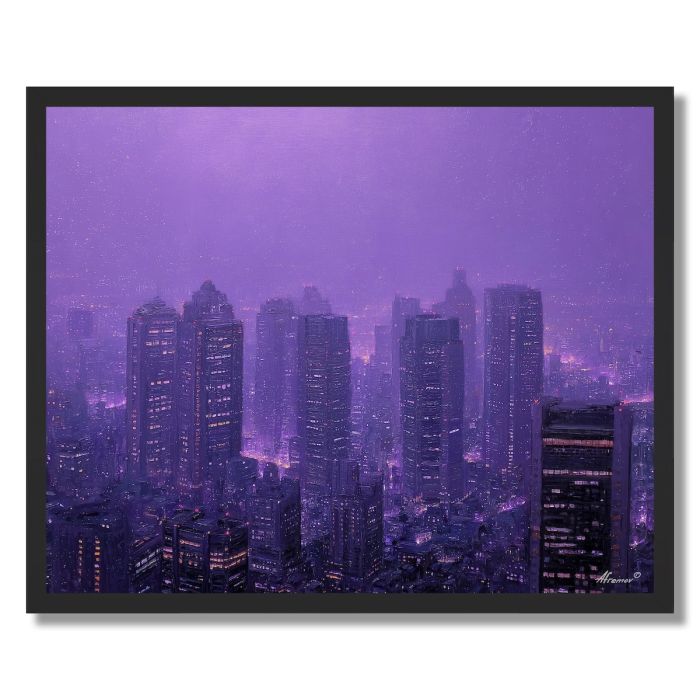 TOKYO MIDNIGHT SKY - FRAMED