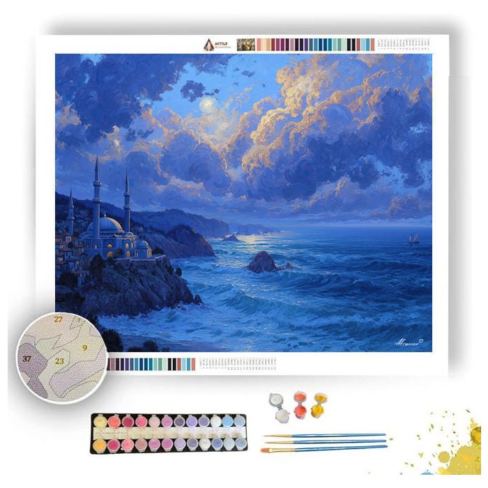 TURKISH COAST LIGHT - Paint by Numbers Full Kit