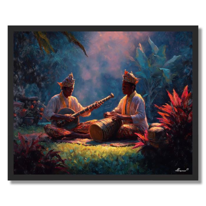 BALI NIGHT SONG - FRAMED