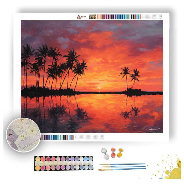 THAI ISLAND LIGHT - Paint by Numbers Full Kit
