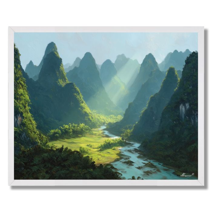 CHINESE VALLEY GLOW - FRAMED