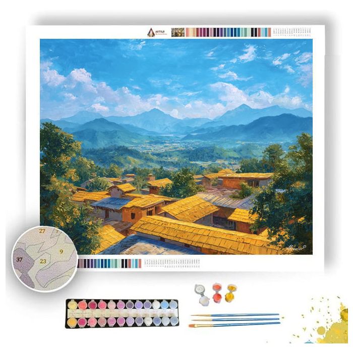 NEPAL VALLEY SUN - Paint by Numbers Full Kit