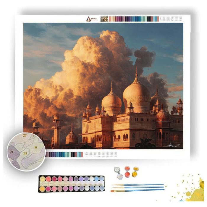 INDIAN PALACE SKY - Paint by Numbers Full Kit