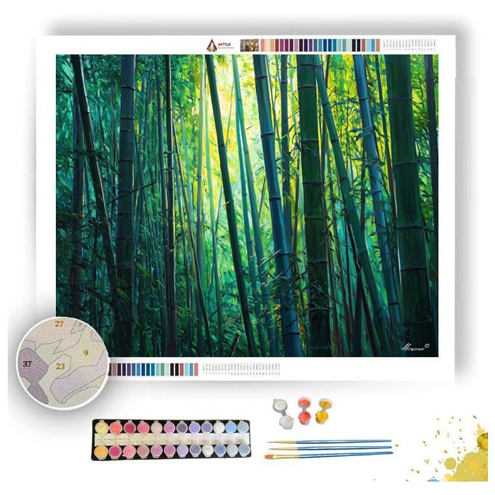 BAMBOO WHISPERS - Paint by Numbers Full Kit