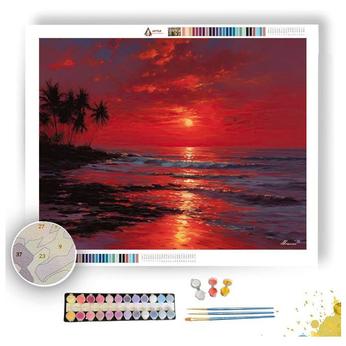 INDIAN COAST GOLD - Paint by Numbers Full Kit