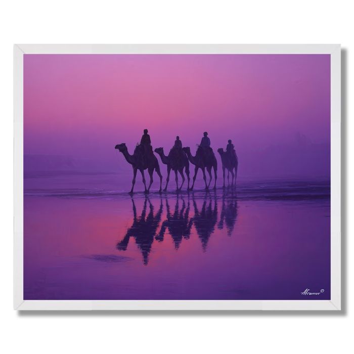 INDIAN DESERT TWILIGHT - FRAMED