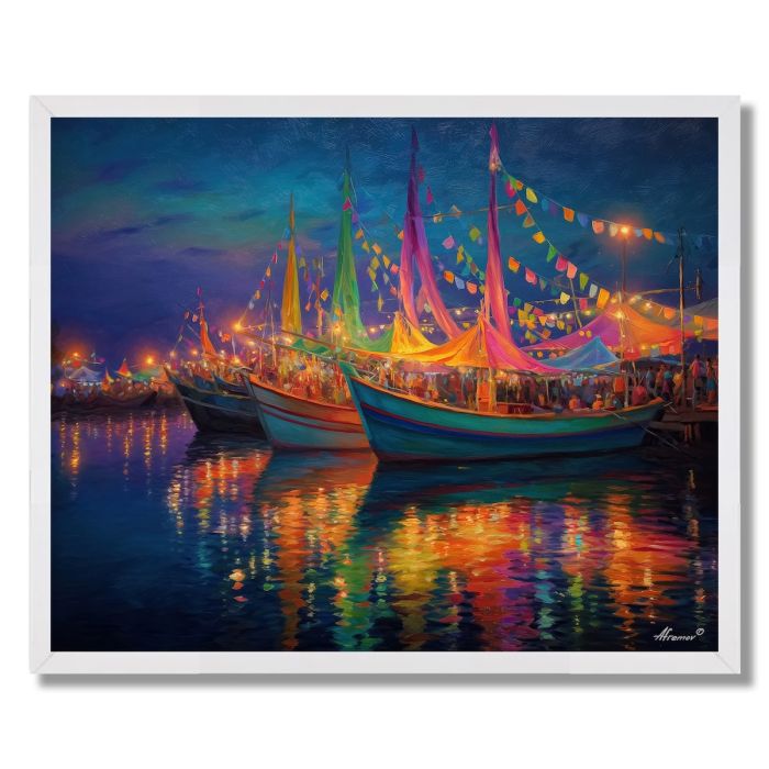 MALAYSIAN COAST CELEBRATION - FRAMED