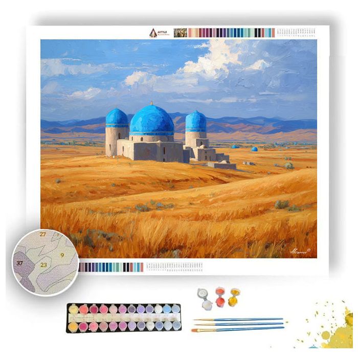 UZBEK SUN VALLEY - Paint by Numbers Full Kit