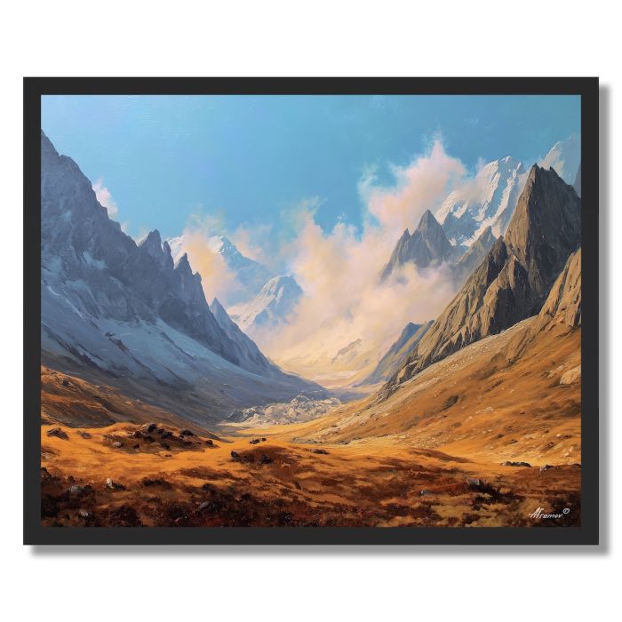 PAKISTAN VALLEY SKY - FRAMED