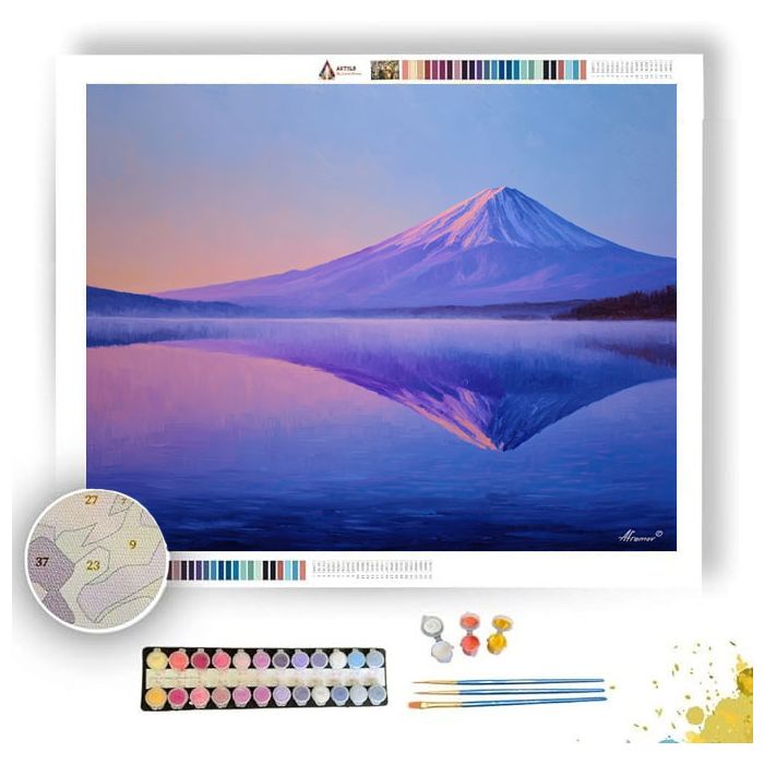LAKE FUJI MIRROR - Paint by Numbers Full Kit