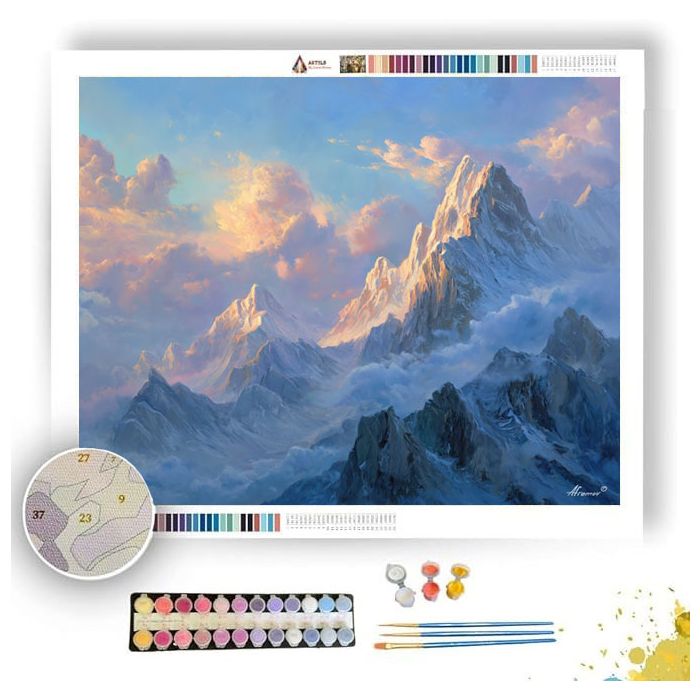 CHINESE MOUNTAIN SPIRIT - Paint by Numbers Full Kit