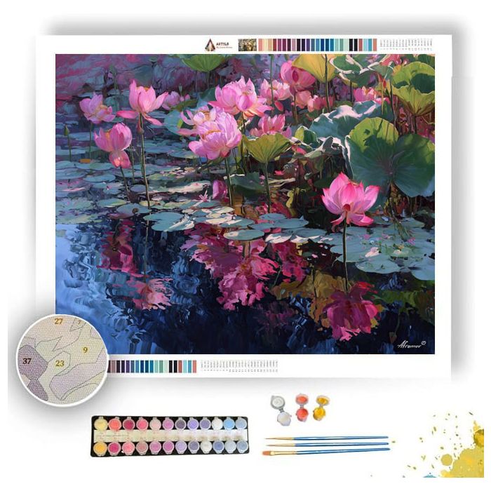 CHINESE WATER GARDEN - Paint by Numbers Full Kit