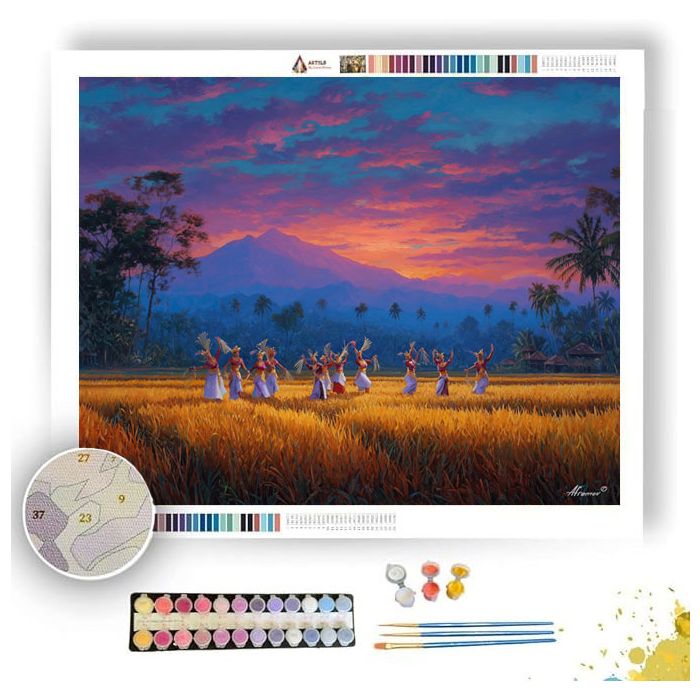 BALI HARVEST CELEBRATION - Paint by Numbers Full Kit