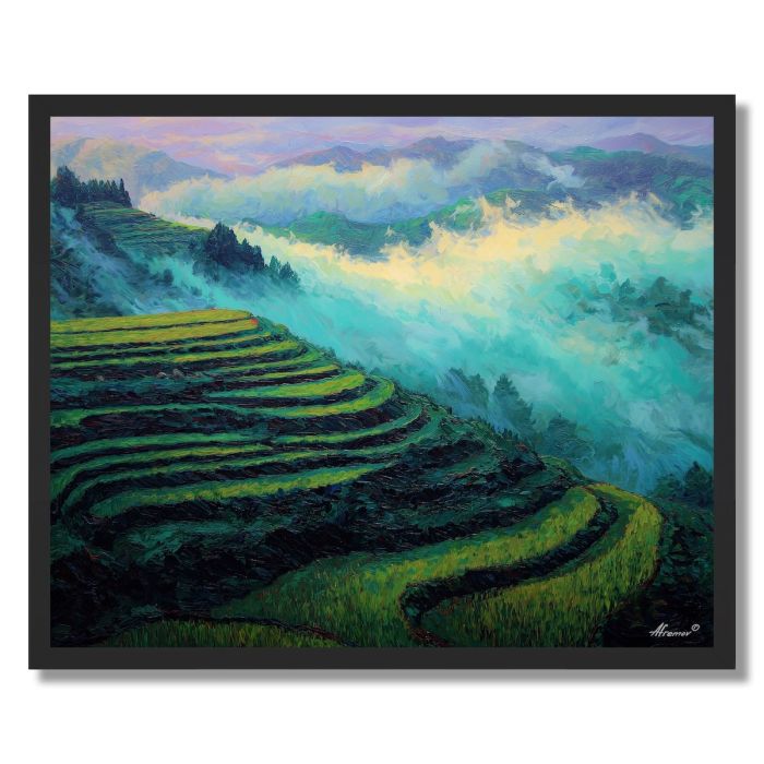 VIETNAMESE CLOUD RICE - FRAMED