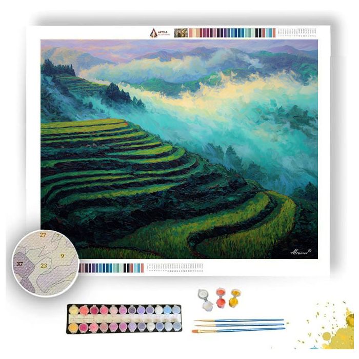 VIETNAMESE CLOUD RICE - Paint by Numbers Full Kit