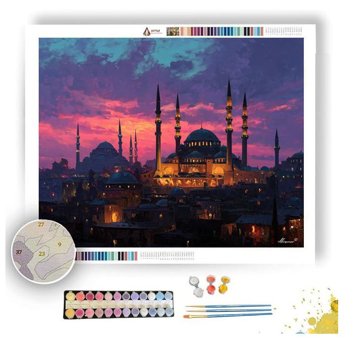 ISTANBUL GOLDEN DOME - Paint by Numbers Full Kit