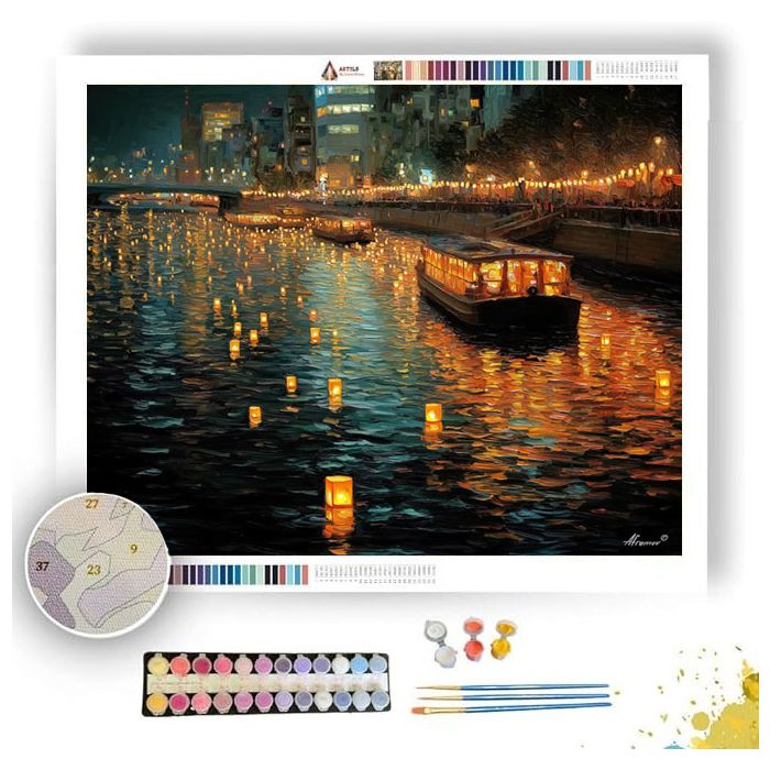 TOKYO LANTERN FESTIVAL - Paint by Numbers Full Kit