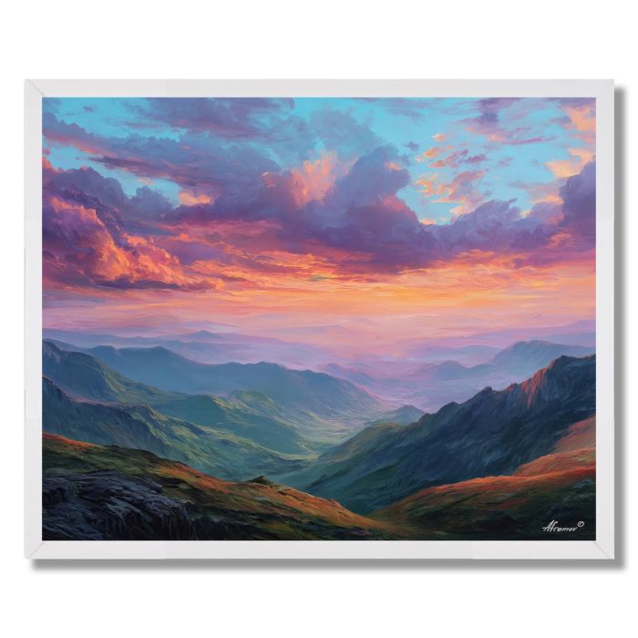 EUROPEAN HORIZON LIGHT - FRAMED