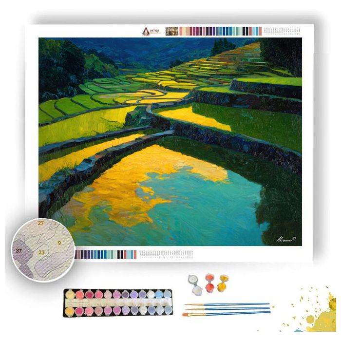 VIETNAMESE TERRACE LIGHT - Paint by Numbers Full Kit