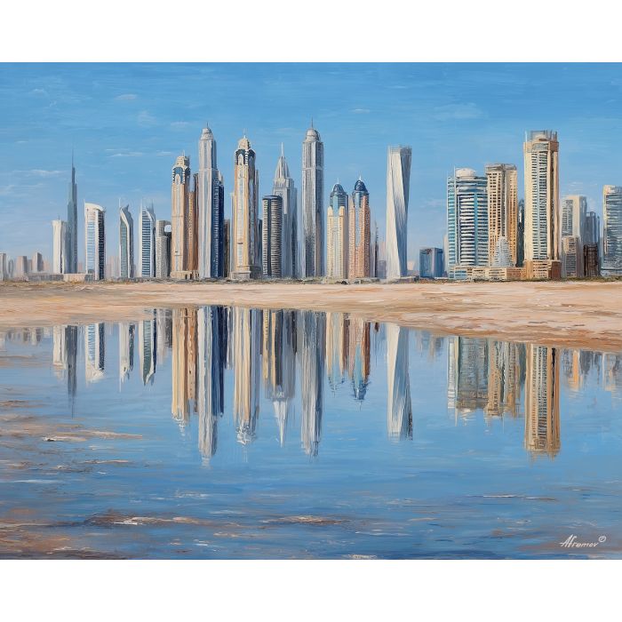 DUBAI SKYLINE REFLECTION