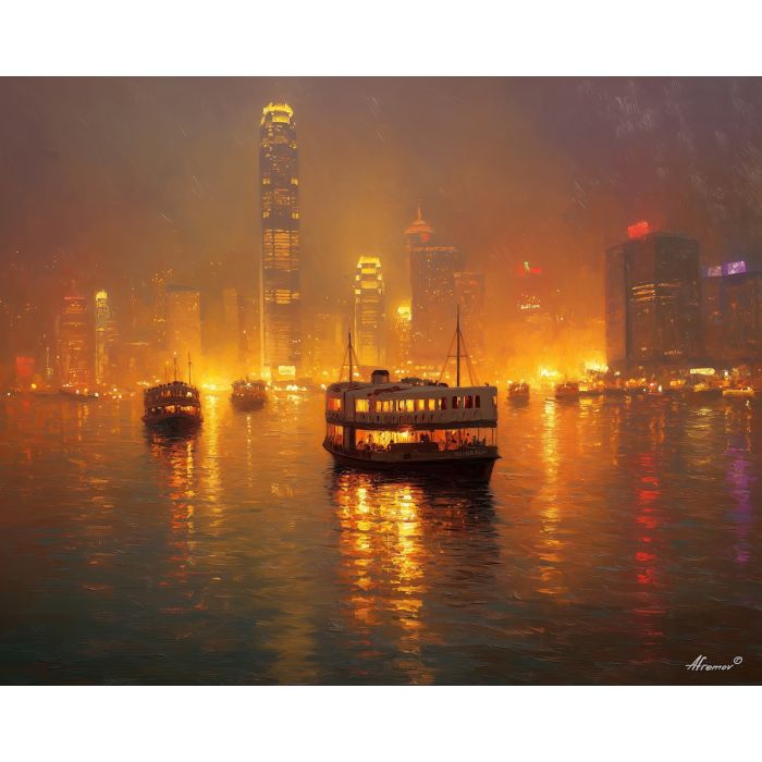 HONG KONG HARBOR GLOW