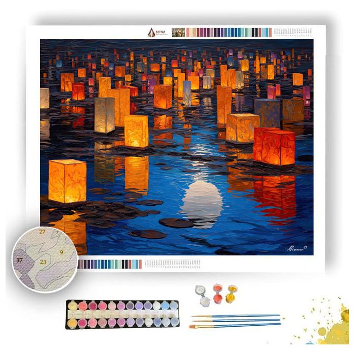CHINESE MOON FESTIVAL - Paint by Numbers Full Kit