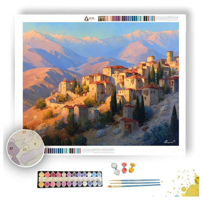 TURKISH HIGHLAND GOLD - Paint by Numbers Full Kit