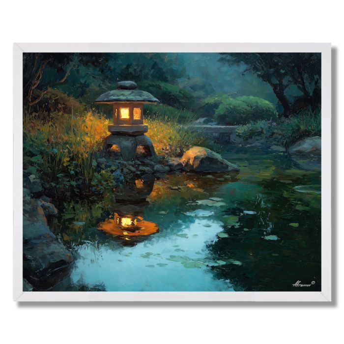 JAPANESE GARDEN MIST - FRAMED