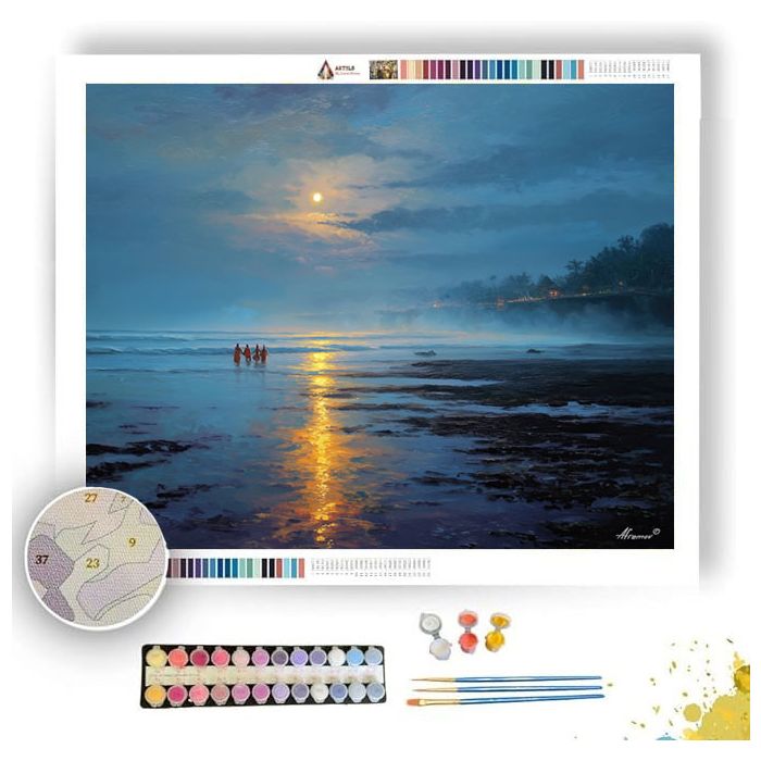 BALI FULL MOON CEREMONY - Paint by Numbers Full Kit