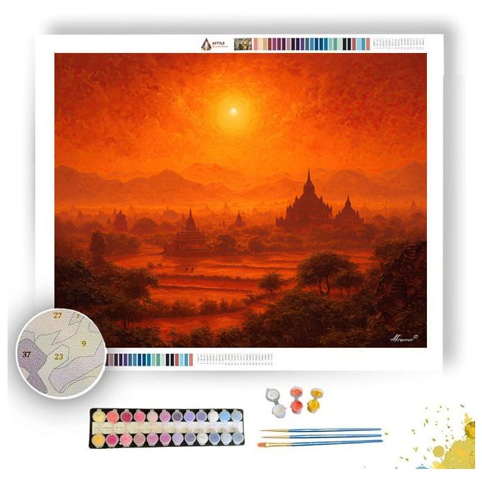 BURMESE SUN VALLEY - Paint by Numbers Full Kit