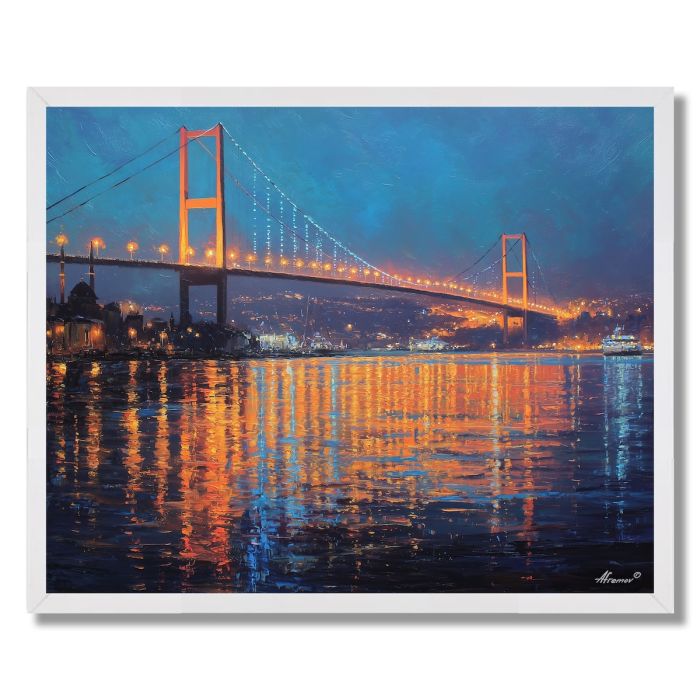 ISTANBUL BRIDGE LIGHT - FRAMED