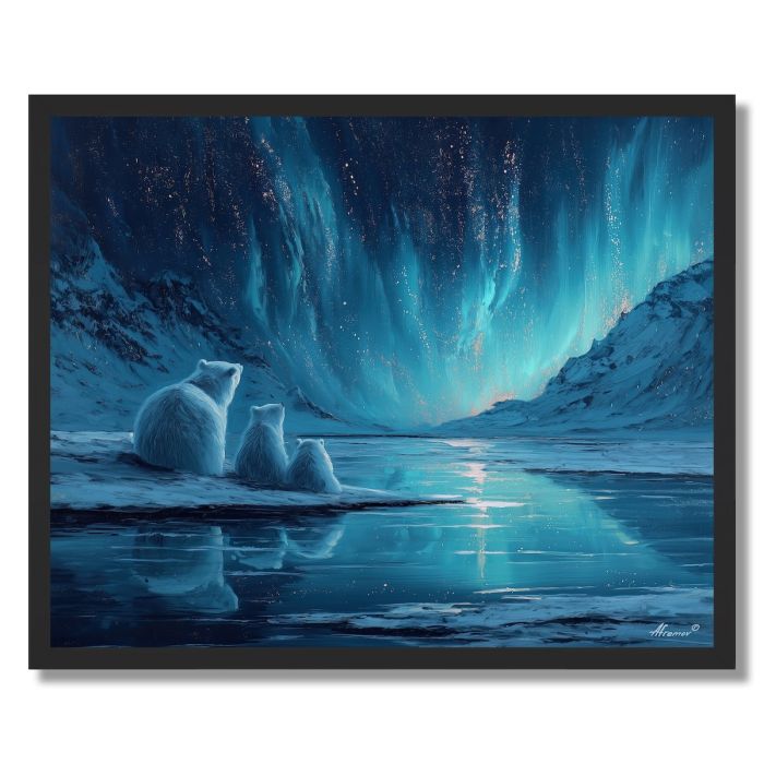 POLAR MOONLIGHT - FRAMED