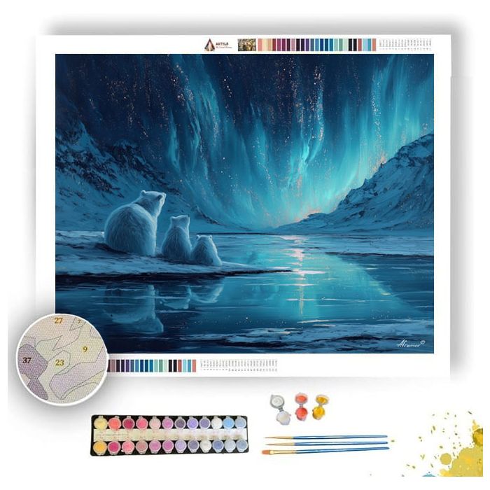 POLAR MOONLIGHT - Paint by Numbers Full Kit