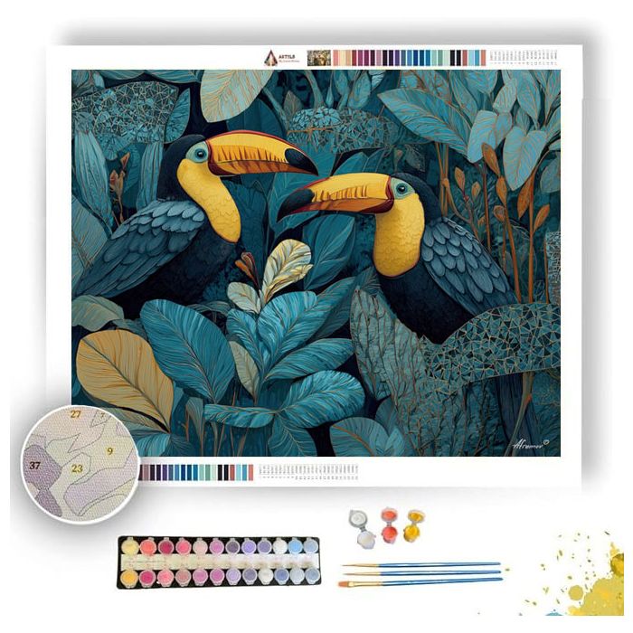 JUNGLE RHYTHM - Paint by Numbers Full Kit