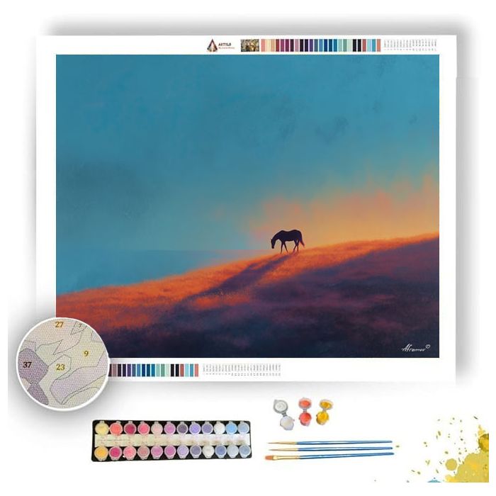 HORSE AND HORIZON - Paint by Numbers Full Kit
