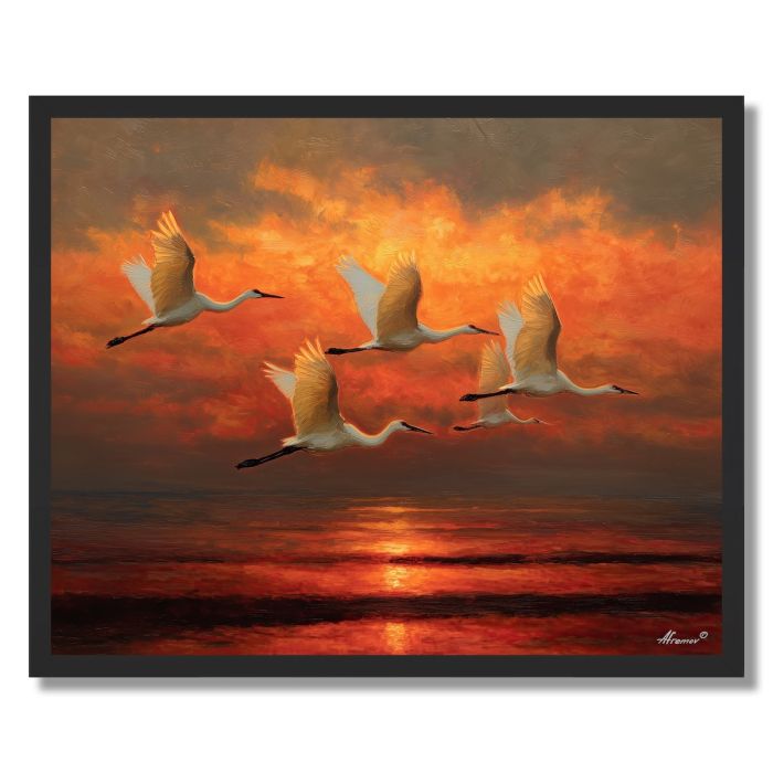 WINGS OVER WATER - FRAMED