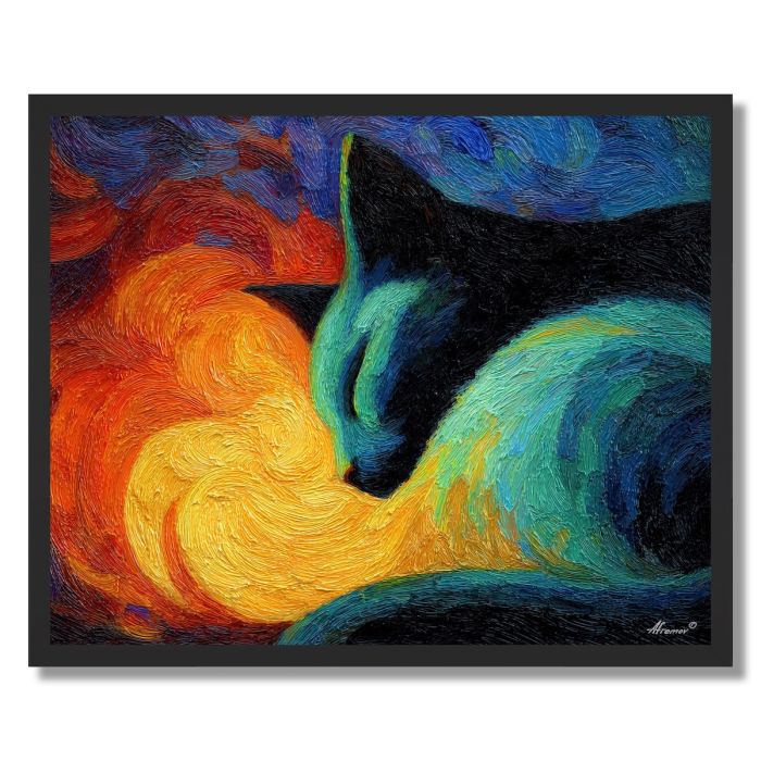 CAT DREAMS - FRAMED