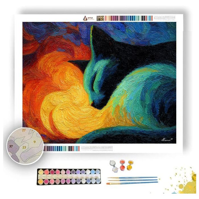 CAT DREAMS - Paint by Numbers Full Kit