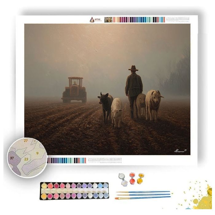 RURAL COMPANIONS - Paint by Numbers Full Kit