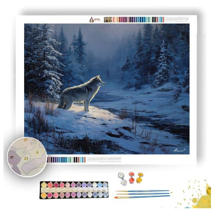 WOLF SONG - Paint by Numbers Full Kit