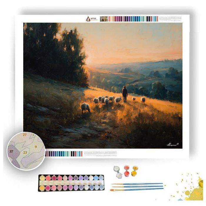 COUNTRYSIDE COMPANIONS - Paint by Numbers Full Kit