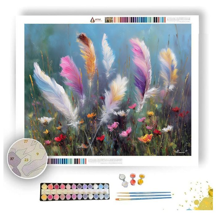BIRD MEADOW SONG - Paint by Numbers Full Kit