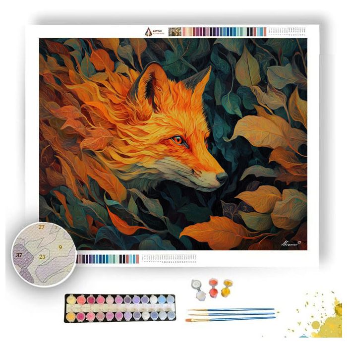 FOX IN AUTUMN - Paint by Numbers Full Kit