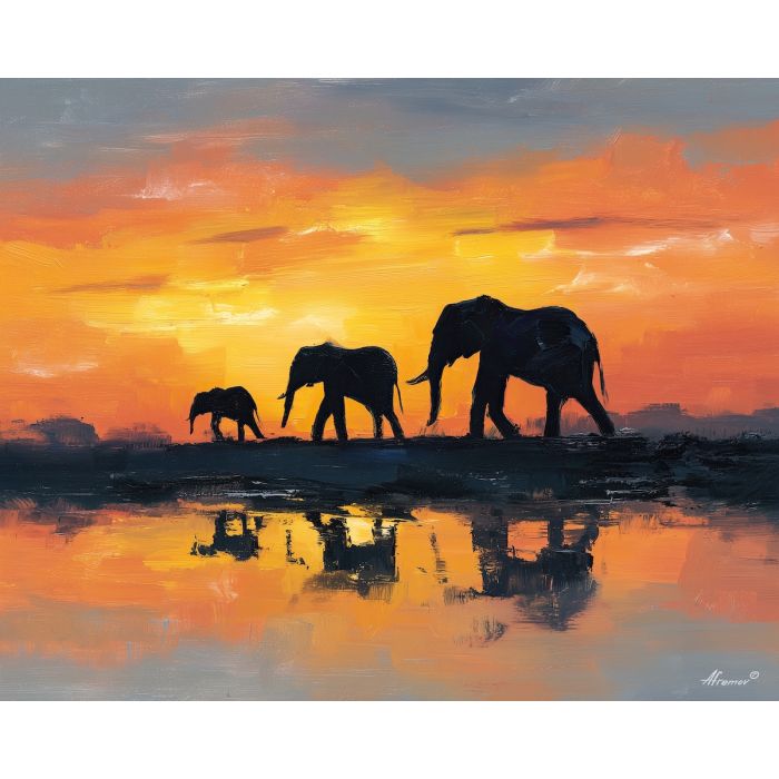 ELEPHANT TWILIGHT WALK