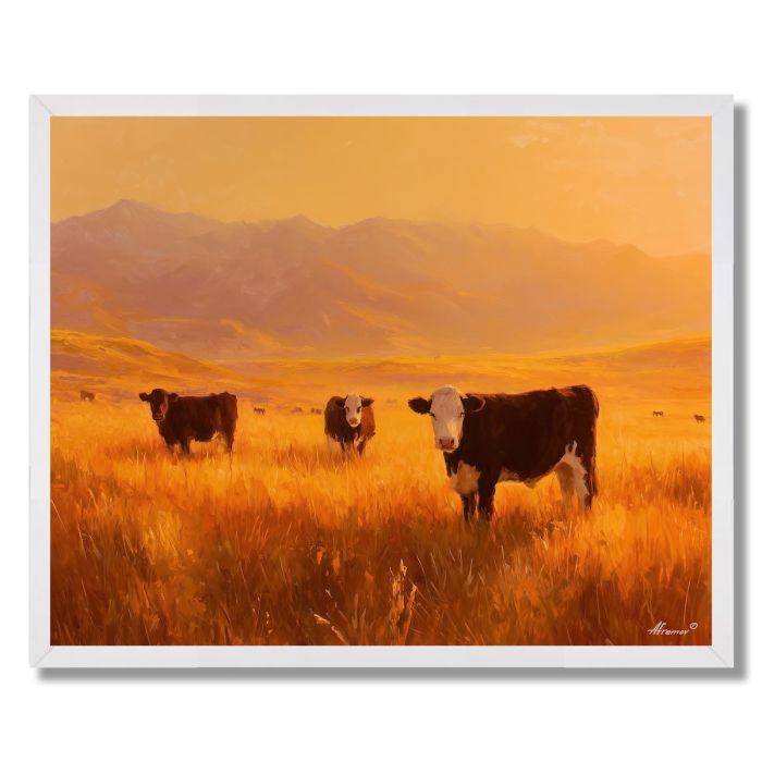 PASTURE GLOW - FRAMED