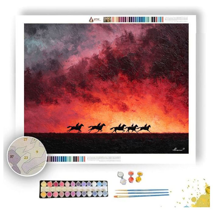 FIELD OF MOTION - Paint by Numbers Full Kit